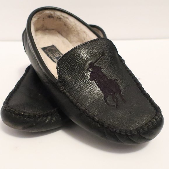 Polo Ralph Lauren Paulson Leather Slippers - Picture 4 of 14